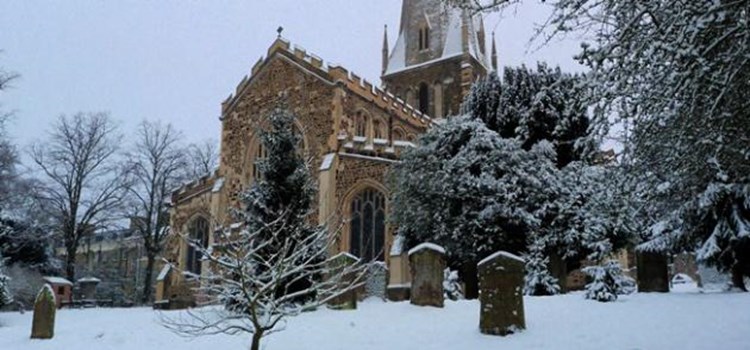 All Saints in the Snow
