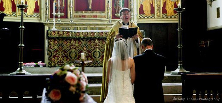 Wedding at All Saints