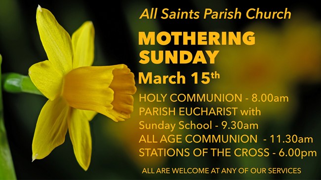 Mothering Sunday 2026